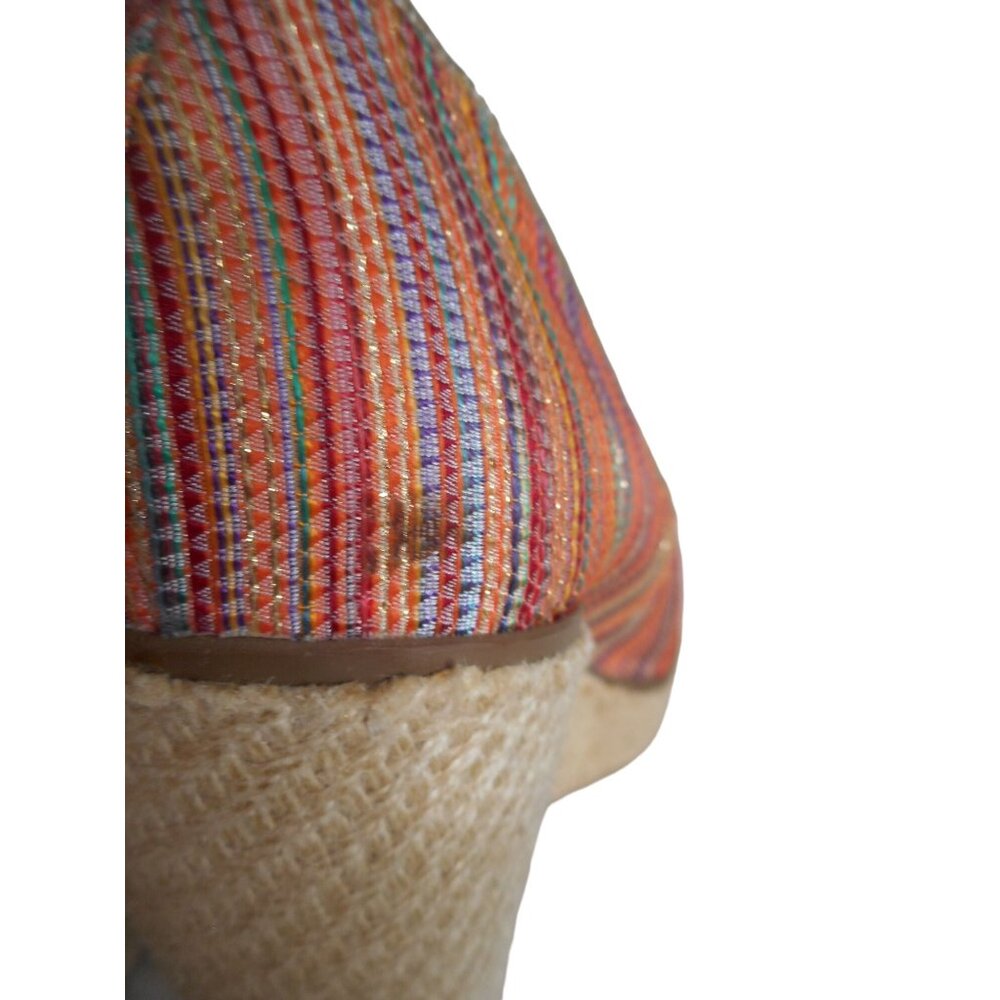 Nine West Womens Willow Multi color Slip On Open Toe Wedge Shoes Sz 8 M - Picture 11 of 11